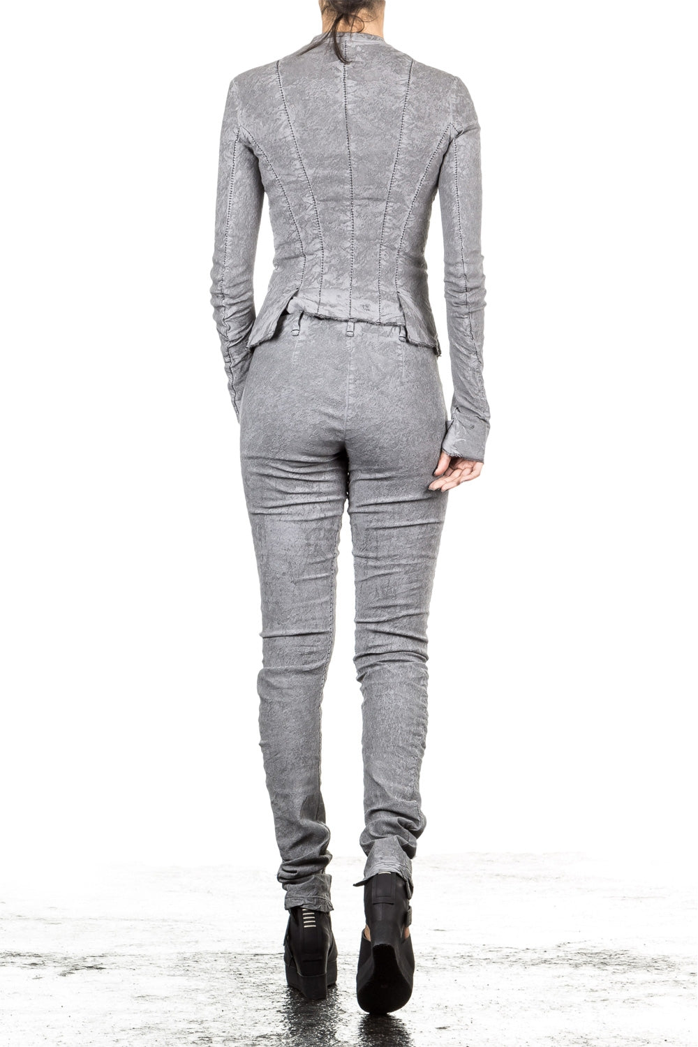 Masnada Damen Leinenhose grau