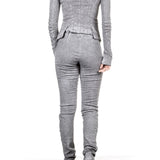 Masnada Damen Leinenhose grau