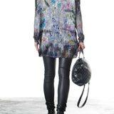 Avant Toi Damen Cardigan Floral Multicolor
