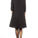 Katharina Hovman Damen Kleid A-Linie anthrazit