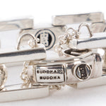BUDDHA TO BUDDHA Silberarmband BATUL 1 cm silber