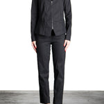 Yukai Damen Blazer Mit Reißverschluss schwarz