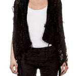 Masnada Damen Strickweste schwarz 