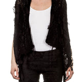 Masnada Damen Strickweste schwarz 