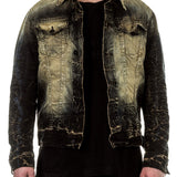 Robin`s Jean Herren Jacke GLOSS schwarz