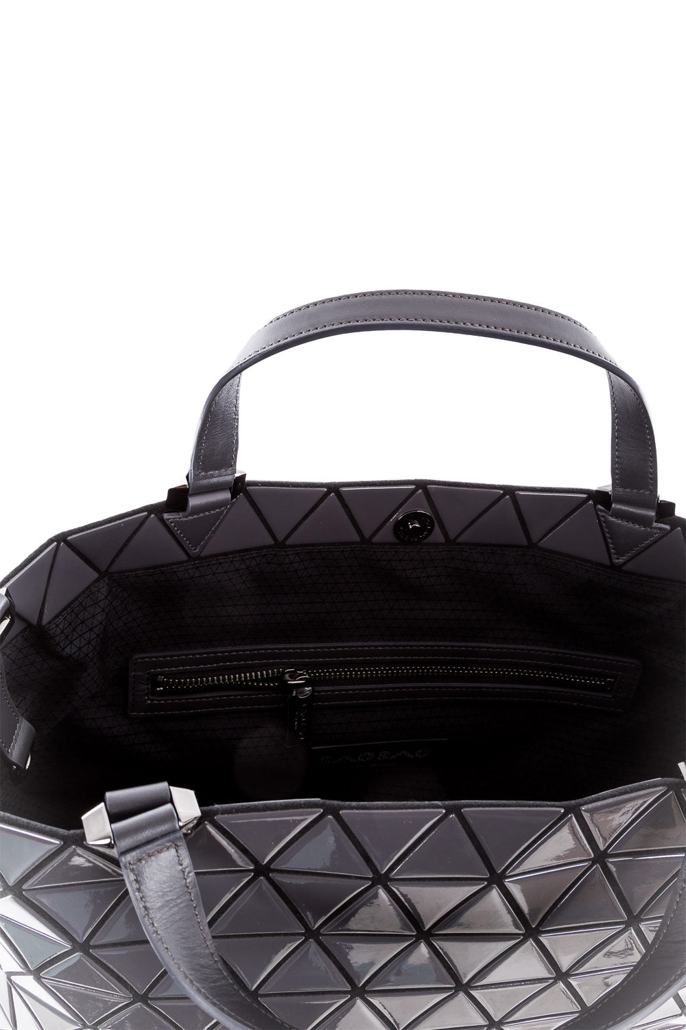 BAO BAO ISSEY MIYAKE Handtasche CRYSTAL GLOSS grau