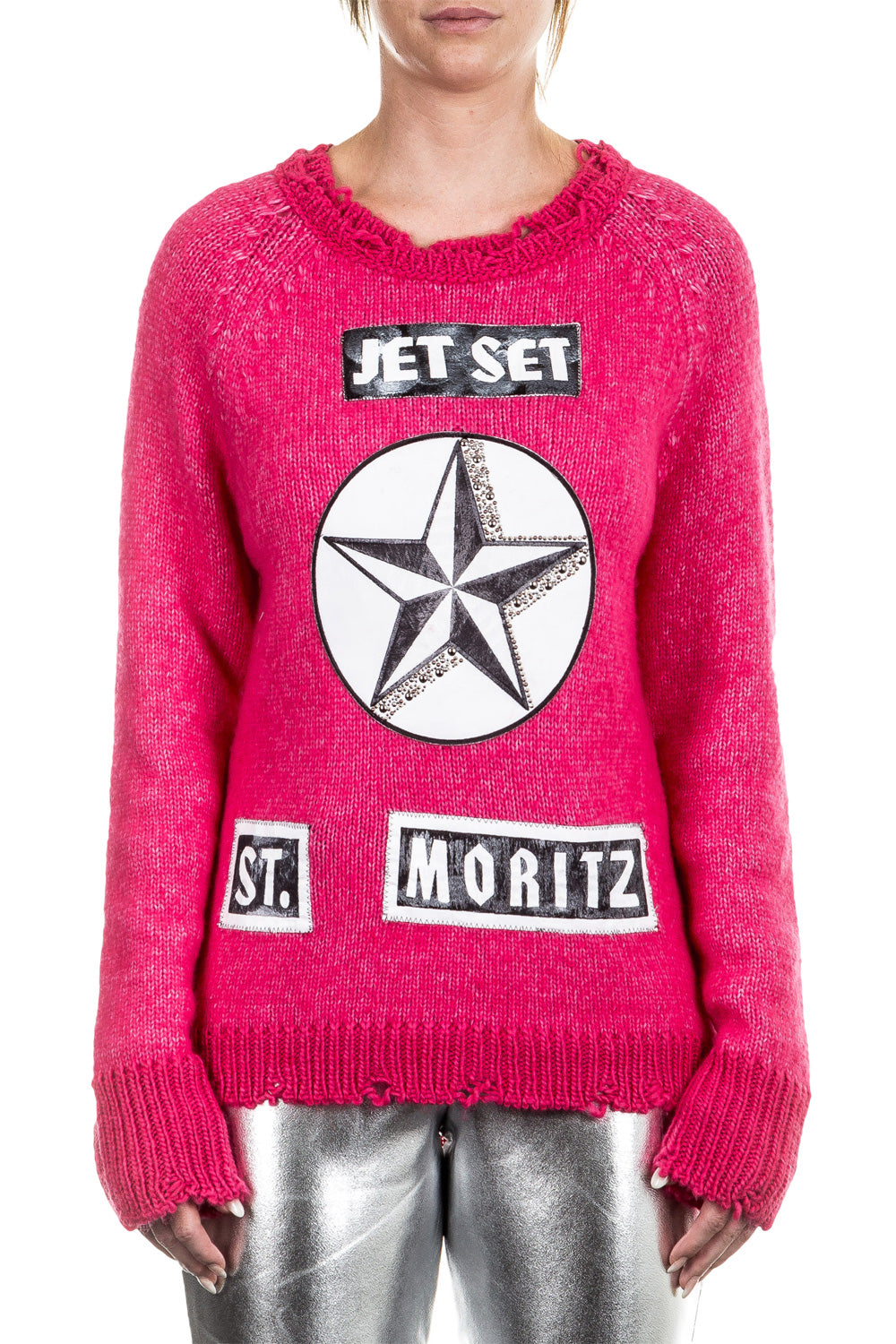 Jet Set Damen Pullover OLGA pink