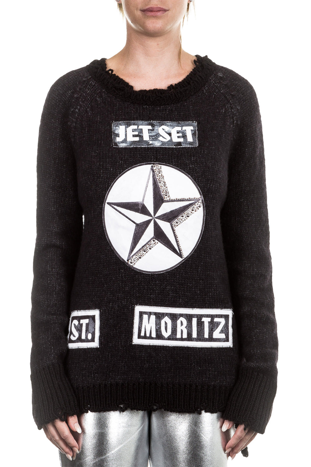 Jet Set Damen Pullover OLGA schwarz