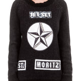Jet Set Damen Pullover OLGA schwarz