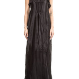 Masnada Damen Abendkleid schwarz
