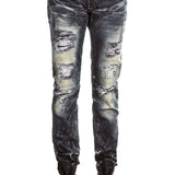 Robin`s Jean Herren Jeans MARLON SKINNY mit Nieten blau 