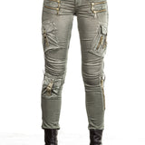 Robin`s Jean Damen Cargo Hose RAPTOR khaki