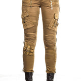 Robin`s Jean Damen Cargo Hose RAPTOR ocker