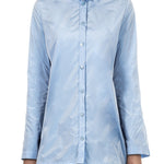 Katharina Hovman Damen Bluse blau