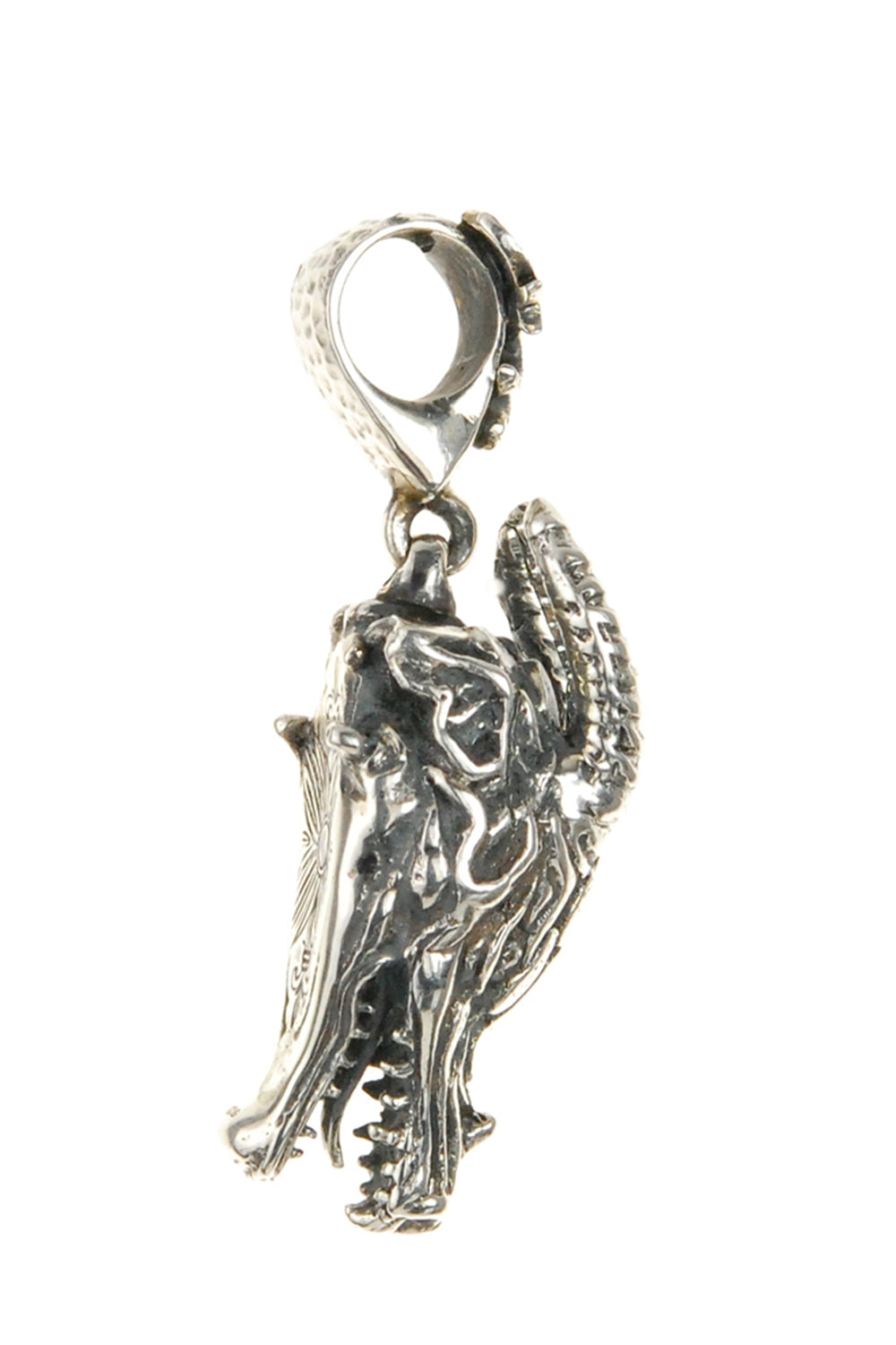 Elf Craft Anhänger Drachenkopf silber