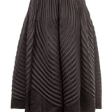 ISSEY MIYAKE Plissee Hoserock schwarz