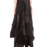 ISSEY MIYAKE Plissee Kleid schwarz