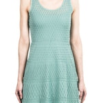 M Missoni Damen Strick Kleid mint