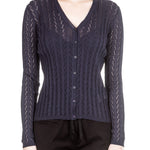 M Missoni Damen Strick Jacke navy