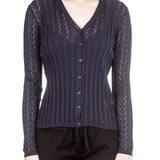 M Missoni Damen Strick Jacke navy