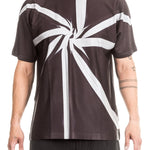 ISSEY MIYAKE Herren T-Shirt WRINKLE T schwarz