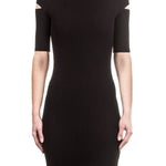 Helmut Lang Damen Strickkleid schwarz