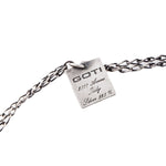 GOTI Silberkette mit Anhänger in Knospenform CN1146 silber