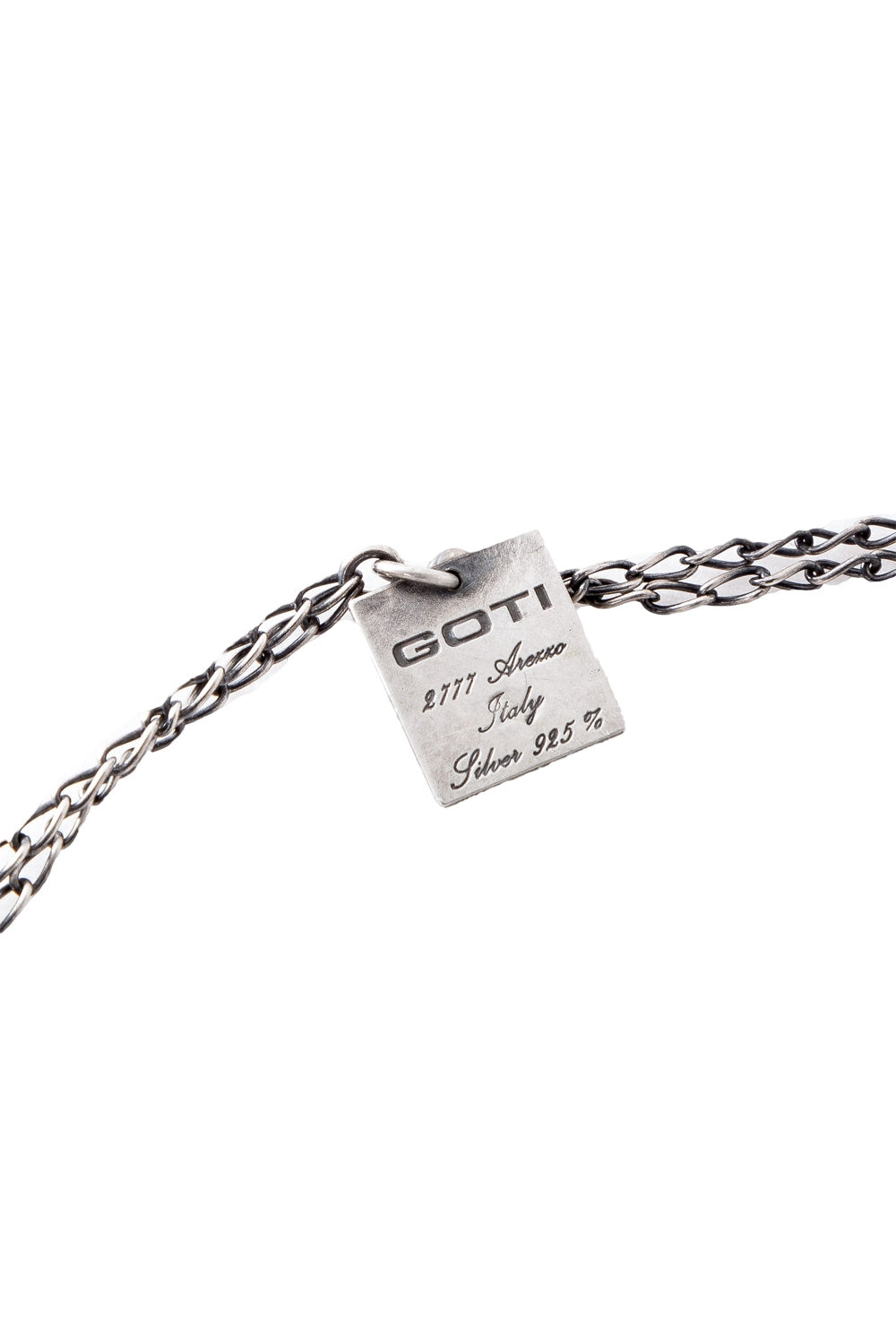 GOTI Silberkette mit Anhänger in Knospenform CN1146 silber