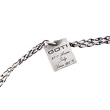 GOTI Silberkette mit Anhänger in Knospenform CN1146 silber