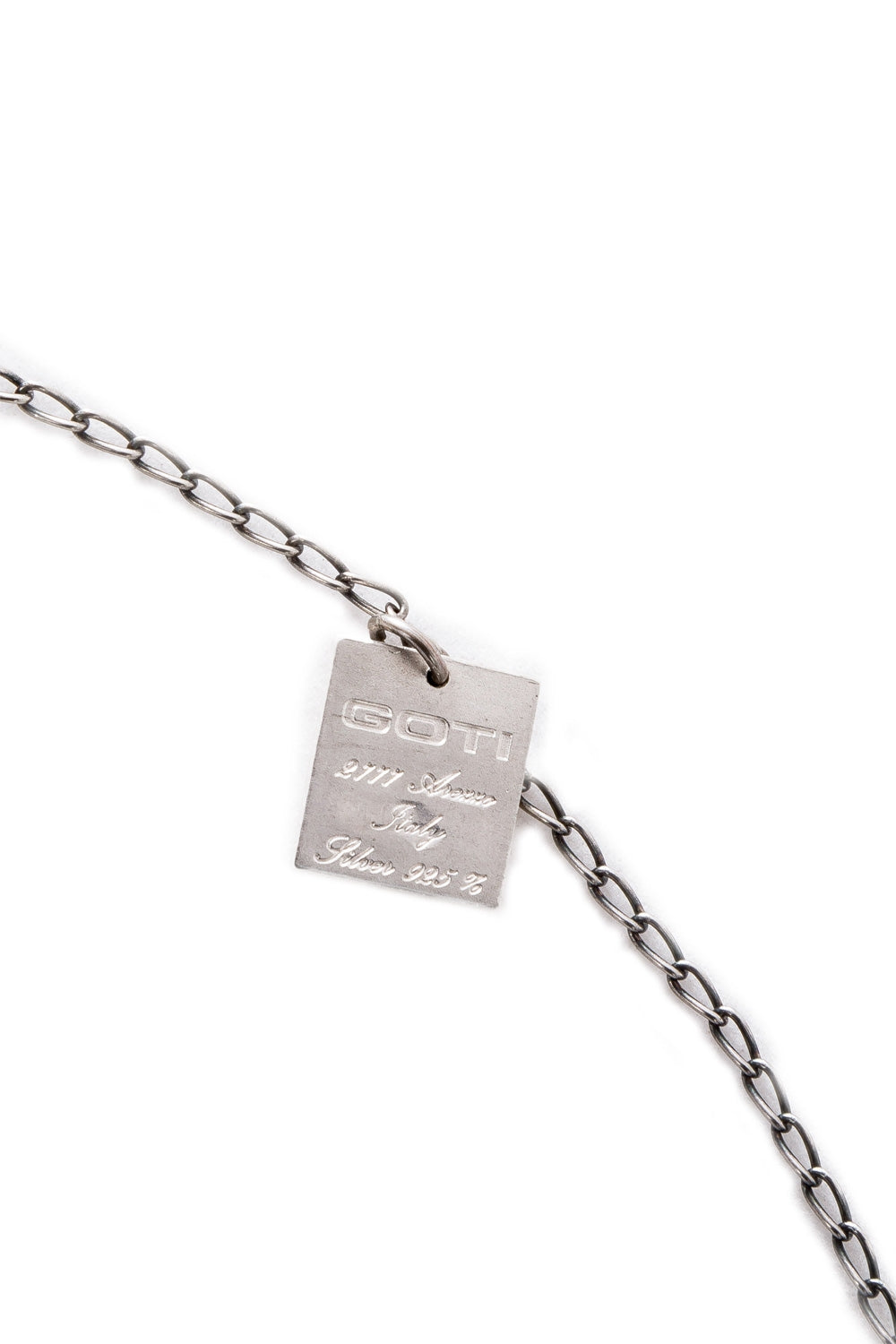 GOTI Silberkette mit Anhänger in Knospenform CN1157 silber
