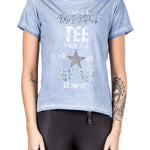 Jet Set Damen T-Shirt INDI blau