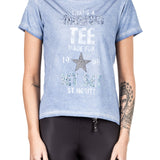 Jet Set Damen T-Shirt INDI blau