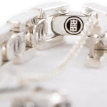 BUDDHA TO BUDDHA Silberarmband BATUL 1 cm silber