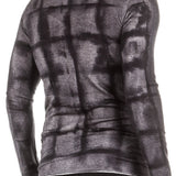 Masnada Herren Kaschmir Pullover grid anthrazit