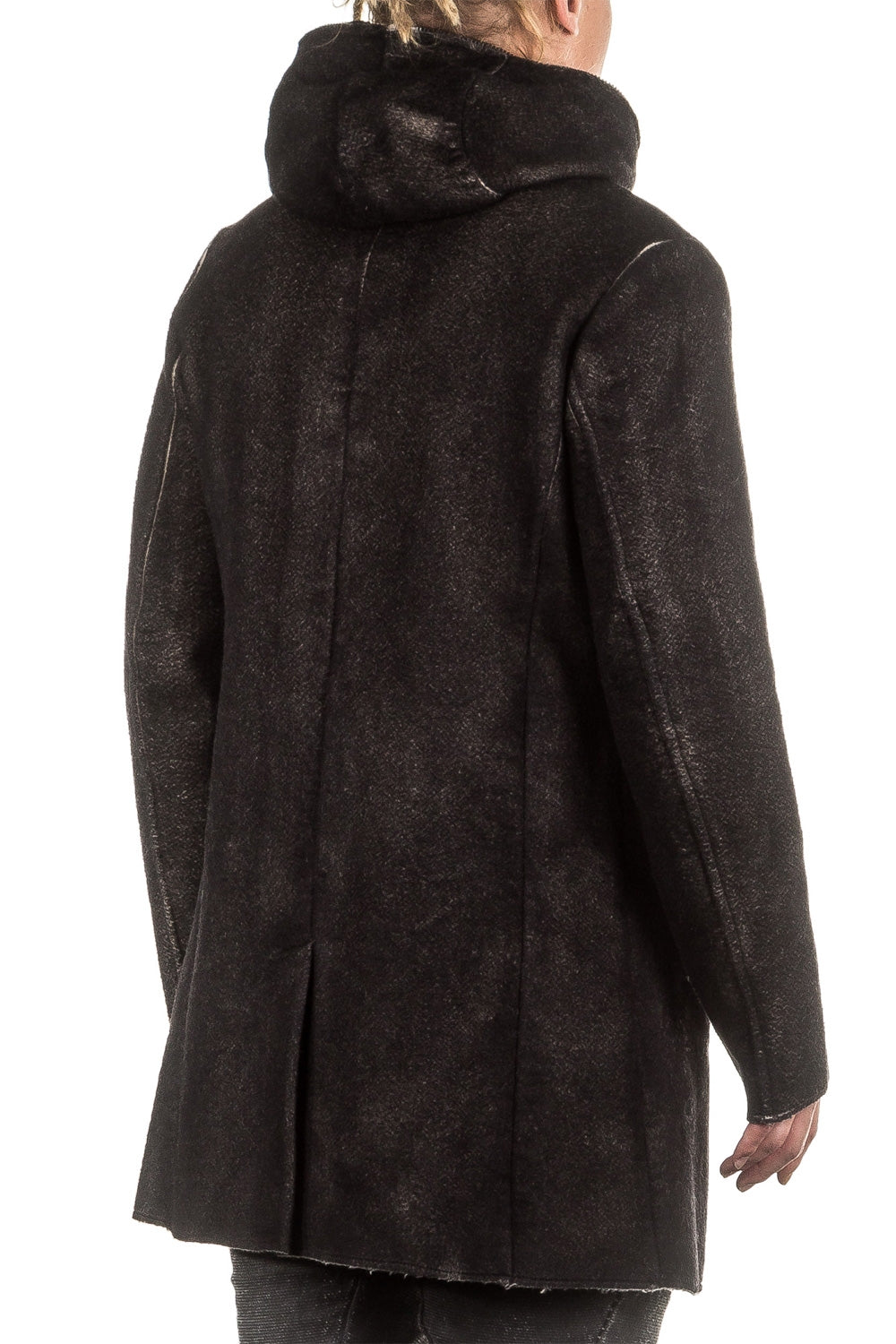 AVANT TOI Herren Kaschmir Mix Kapuzenjacke schwarz