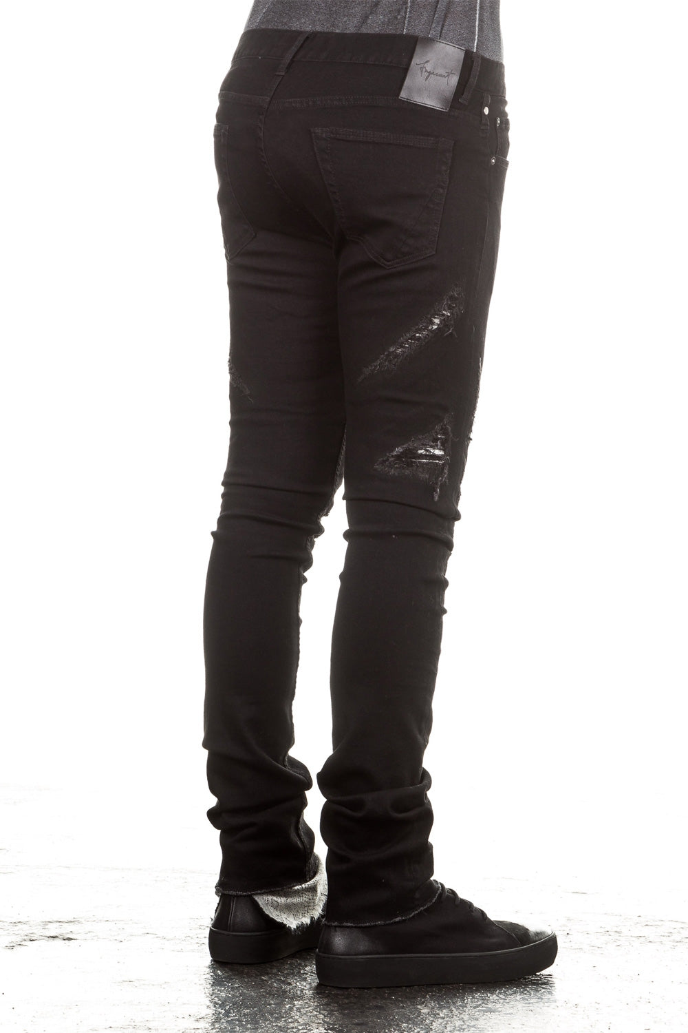 Fagassent Herren Jeans LENBRANT schwarz