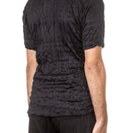 ISSEY MIYAKE Herren T-Shirt Crashed Look TORUS KANOKO schwarz