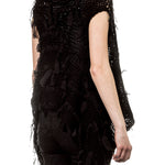 Masnada Damen Strickweste schwarz 