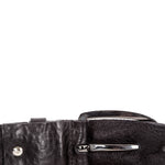 Ralph Gladen Ledergürtel VINTAGE SCHNITT schwarz