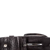 Ralph Gladen Ledergürtel VINTAGE SCHNITT schwarz