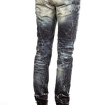 Robin`s Jean Herren Jeans MARLON SKINNY mit Nieten blau 