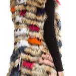 Jet Set Damen Parka mit Innenfutter aus Fell ZUKO grün