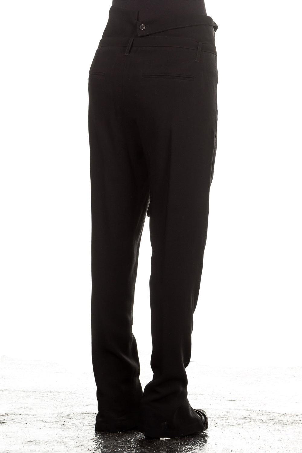 Ann Demeulemeester Damen Hose Avantgarde schwarz 