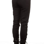 Ann Demeulemeester Damen 7/8 Hose Avantgarde schwarz 