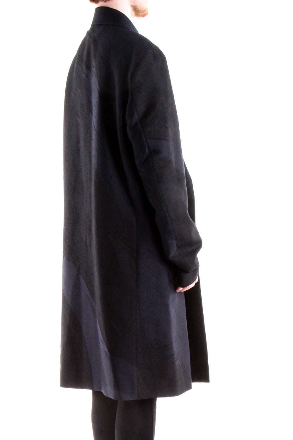 ISSEY MIYAKE Herren Mantel bicolor schwarz