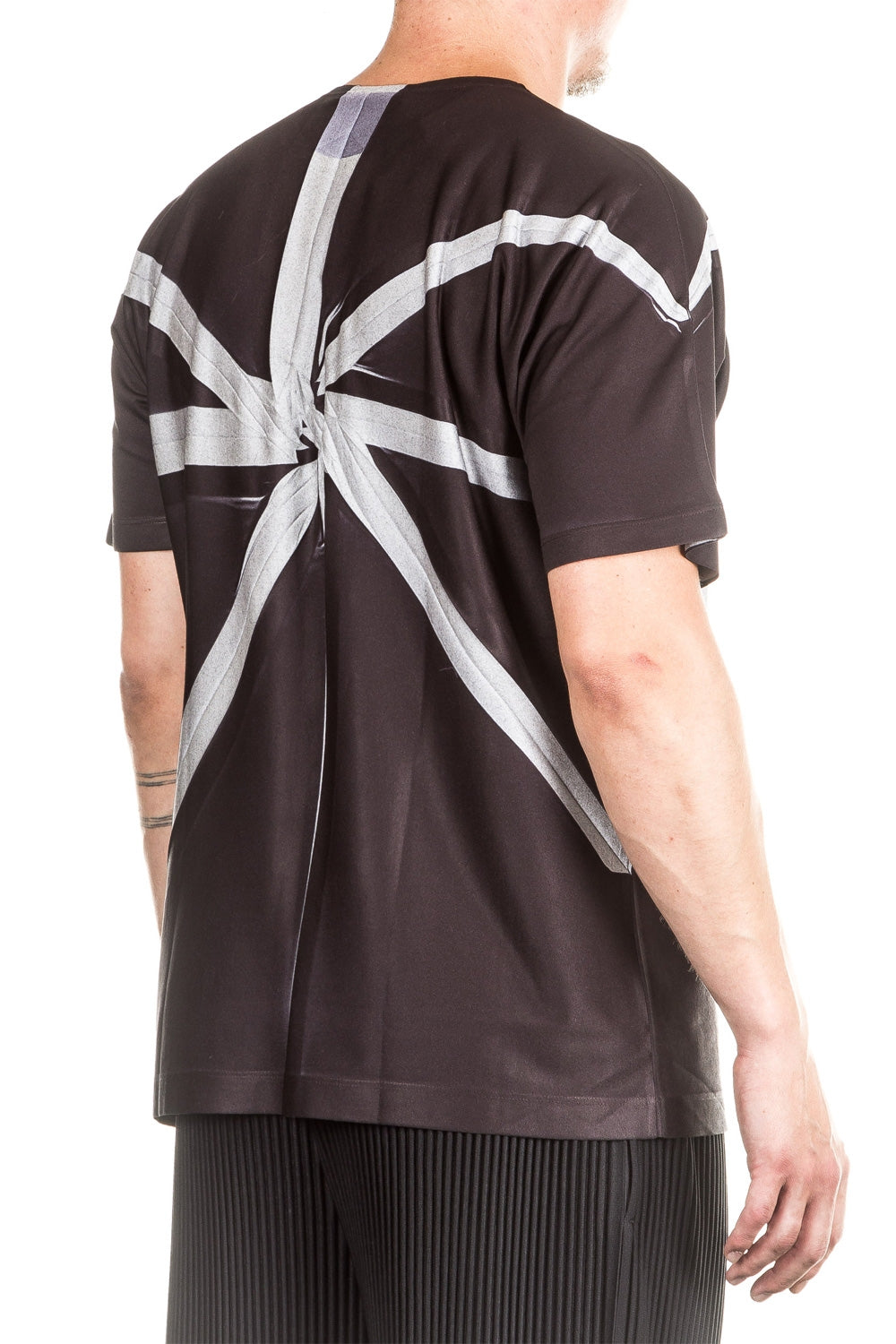 ISSEY MIYAKE Herren T-Shirt WRINKLE T schwarz