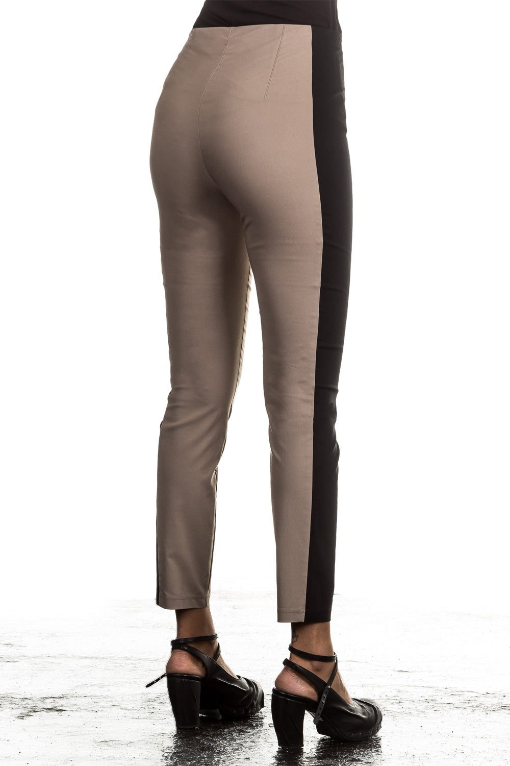 Minx Damen Hose MAYE beige schwarz