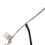 GOTI Silber Armband BR1116 mit Leder schwarz silber