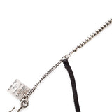 GOTI Silber Armband BR1116 mit Leder schwarz silber