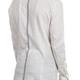 Masnada Herren Hemd PIN STRIPE weiß